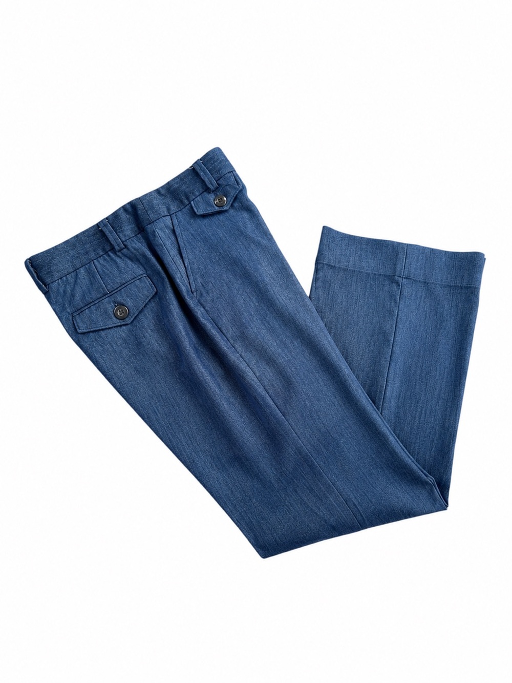 Dalia Denim Women's Navy Blue Wide Leg Stretch (8) - Picture 5 of 8